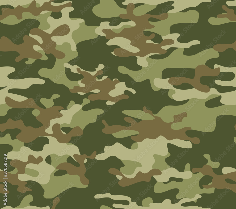 Green army camo modern seamless pattern vector forest design
Green army camo modern seamless pattern vector forest design
