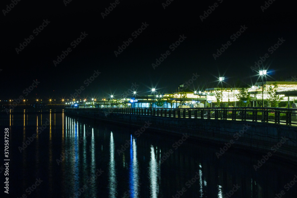 
Kazan night embankment