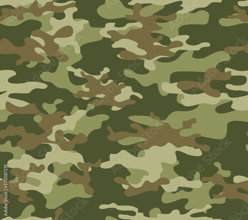  Green army camo modern seamless pattern vector forest design