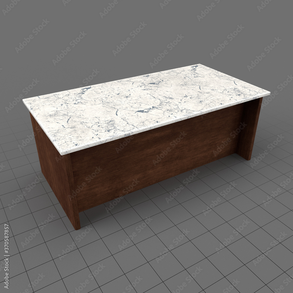 Modern kitchen island Stock 3D asset | Adobe Stock