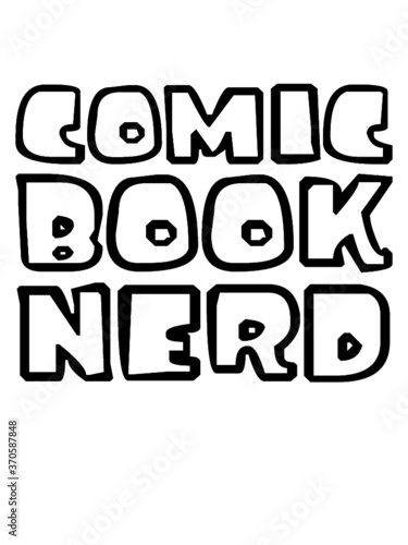 Cartoon Comic Book Nerd heftchen Zeitschrift