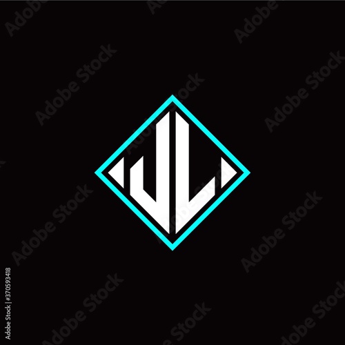 Free Download Initial J L letter with square style logo template vector - GFXLoad