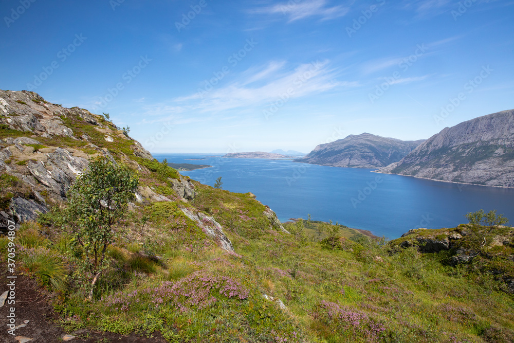 Hike to Ramntind mountain in Nordland county