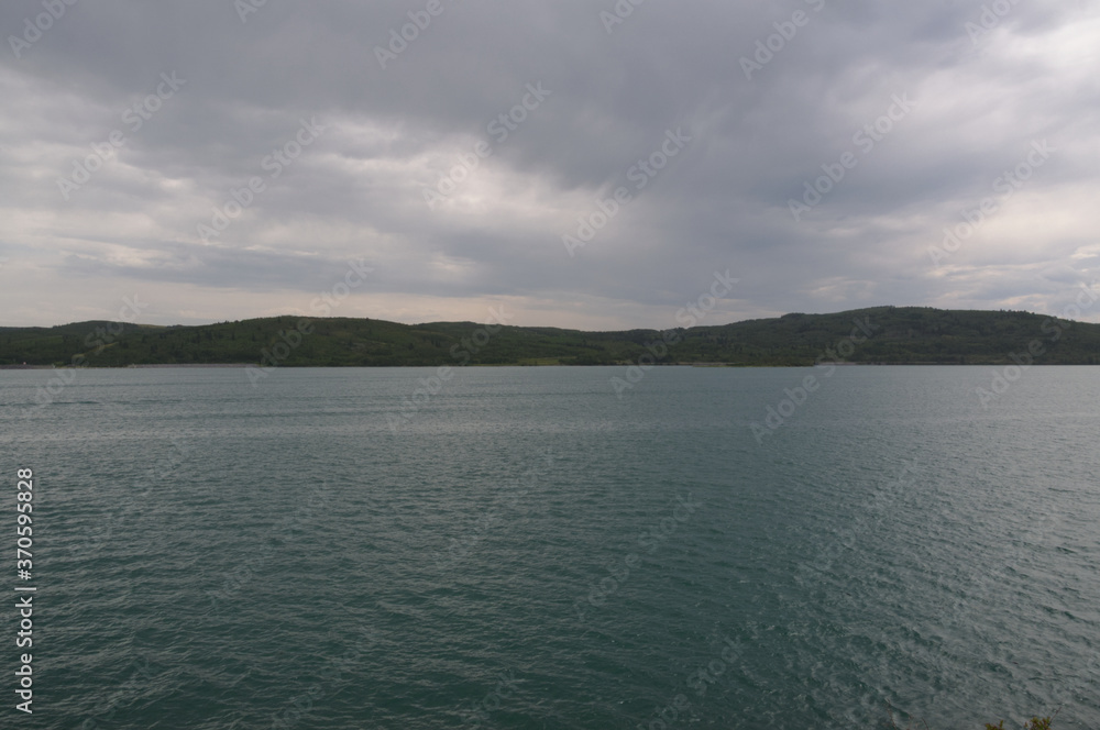 Ghost Lake on a Cloudy Day