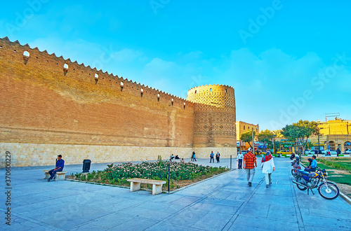 Canvas Print The medieval Karim Khan fortress of Shiraz, Iran