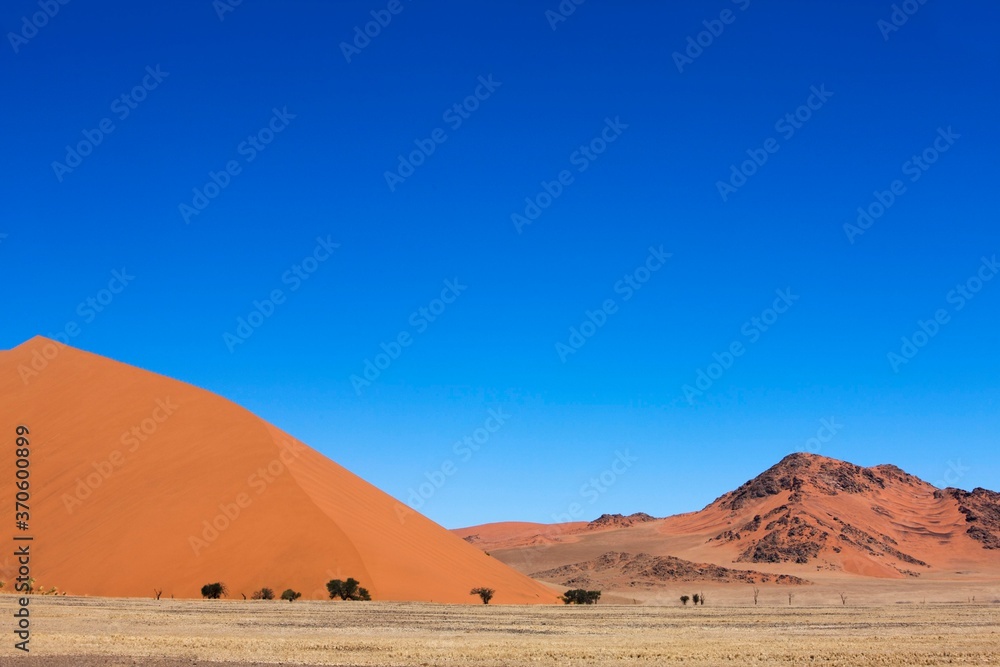 Dune 45, Sossulsvlei Dunes in Namib Desert, Namib Naukluft Park in Namibia
