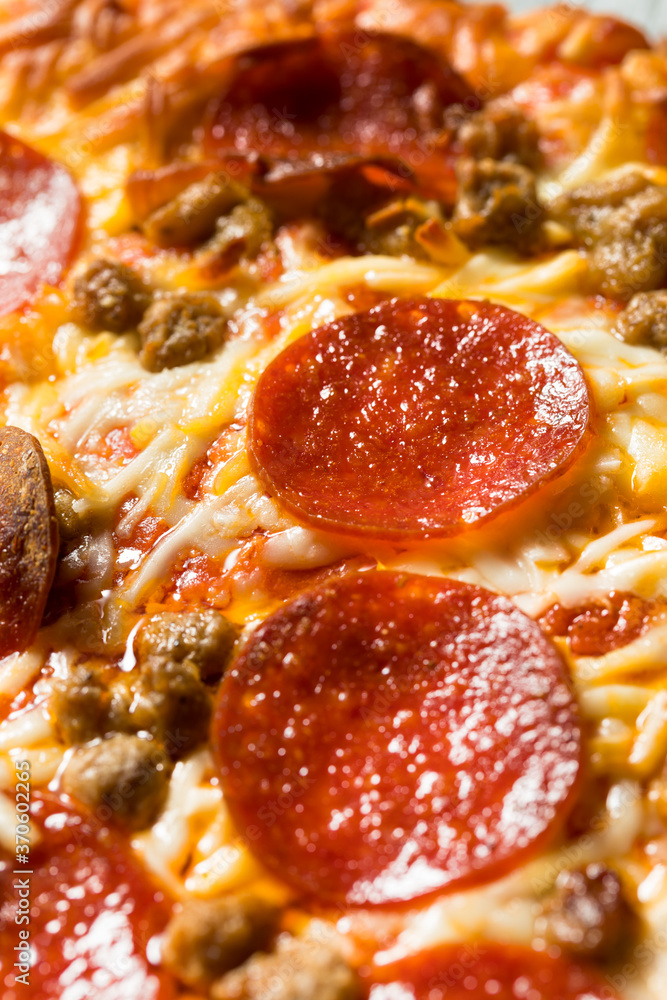 Homemade Meat Lovers Pepperoni Pizza Homemade Meat Lovers Pepperoni Pizza