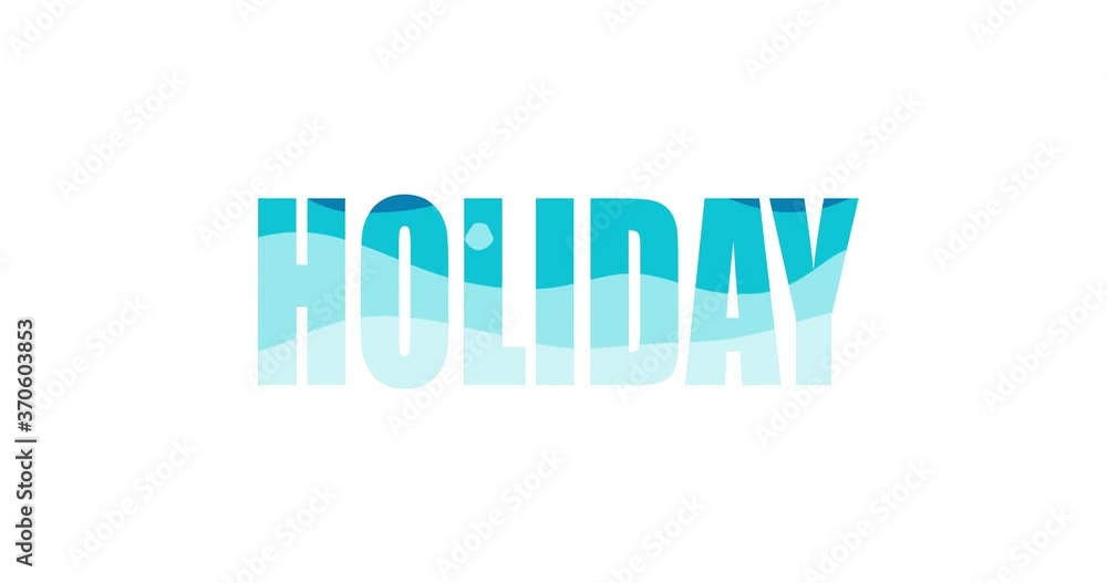 Holiday kinetic typography. 4k loop resolution animation. Holidays typography social media greeting. Holiday kinetic typography. 4k loop resolution animation. Holidays typography social media greeting.