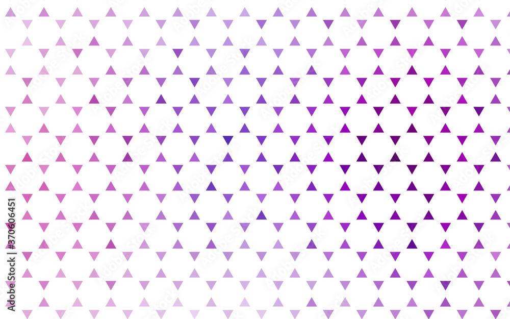 Light Purple vector seamless texture in triangular style.