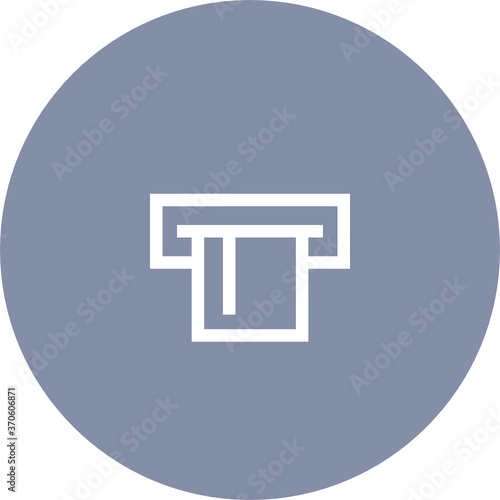 atm map spotlight location icon which designed simple, uncomplicated and minimal to deliver information clearly.
Isolated flat, resizable vector icon to fit location based services