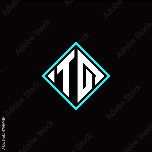 Initial T Q letter with square style logo template vector Free Download Initial T Q letter with square style logo template vector - GFXLoad
