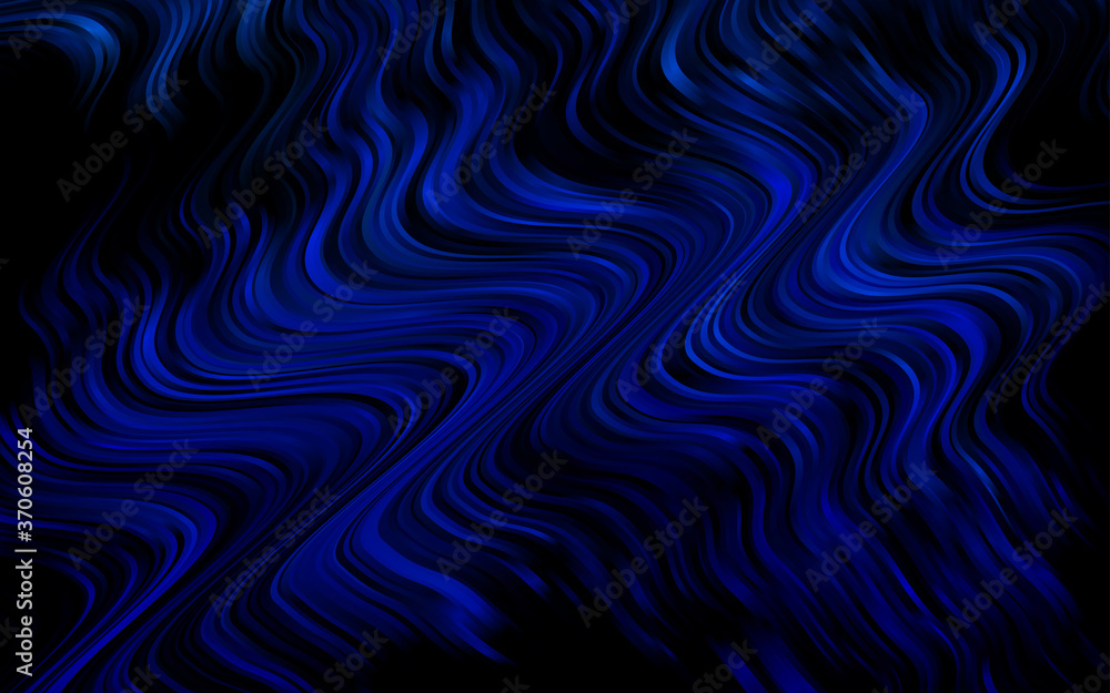 Light BLUE vector background with bent lines. Light BLUE vector background with bent lines.