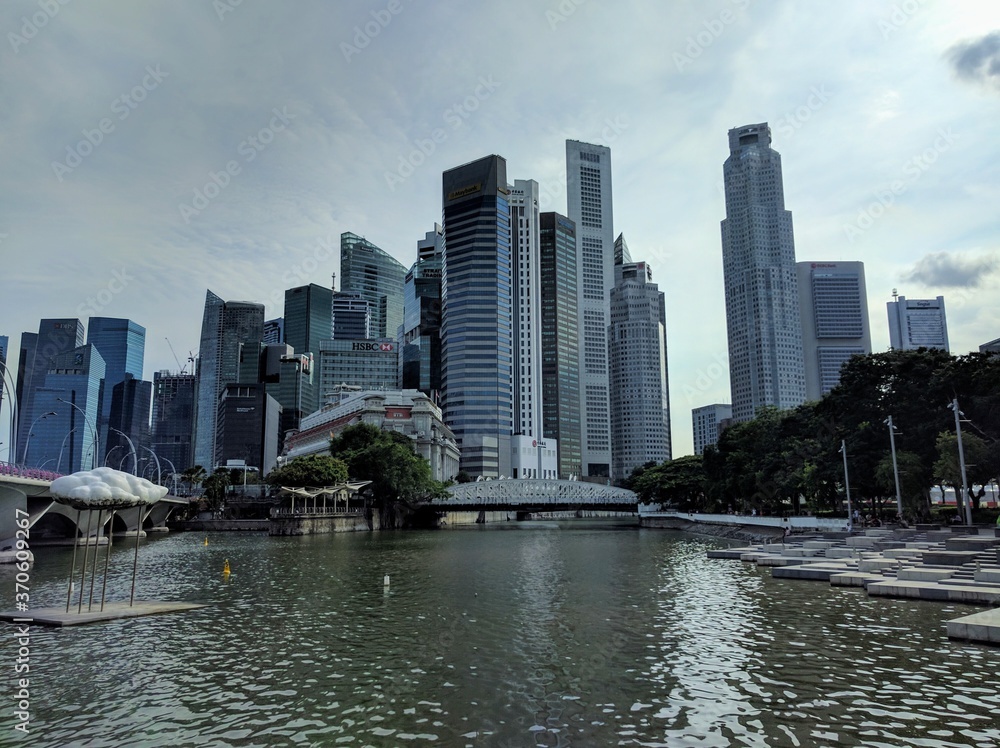 Skyline of Singapore Central Business District Skyline of Singapore Central Business District