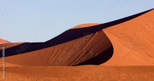Sand Dunes at Namib Naukluft Park  Sossusvlei Dunes in Desert of Namib  Namibia