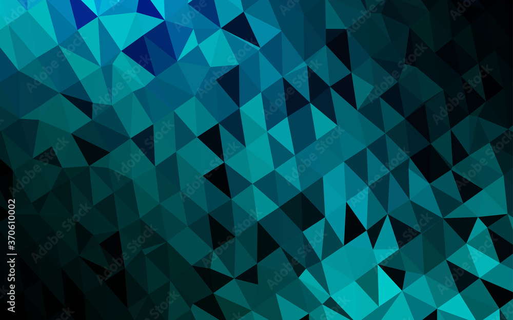 Light BLUE vector polygonal pattern. Light BLUE vector polygonal pattern.