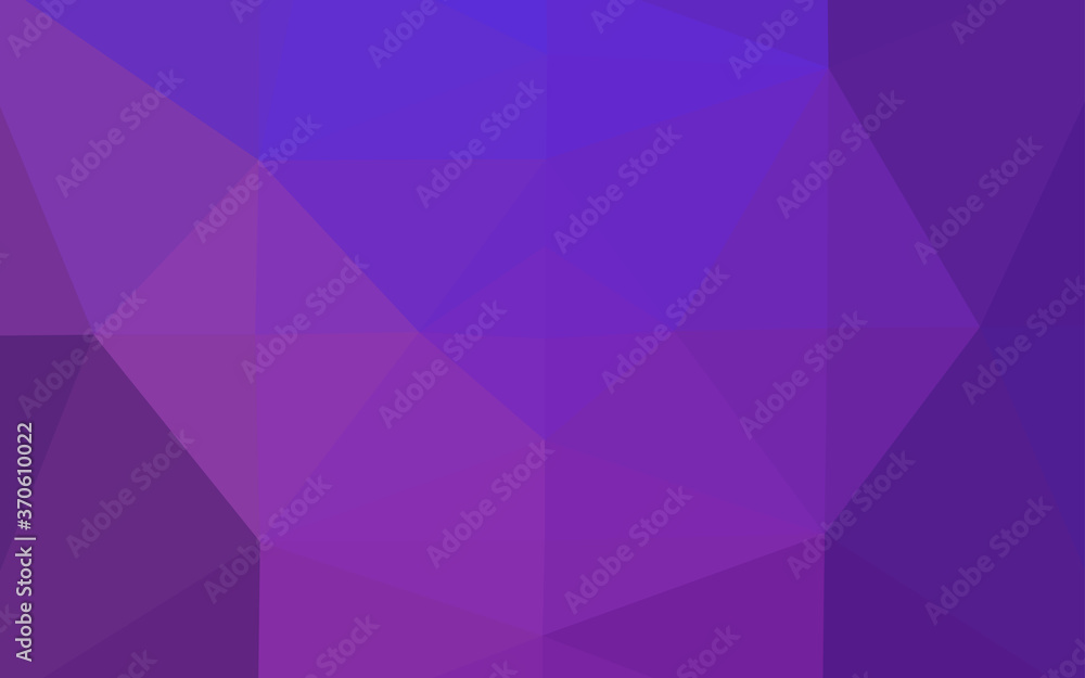 Obraz premium Light Purple vector polygon abstract backdrop.