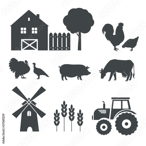 Village and farm set