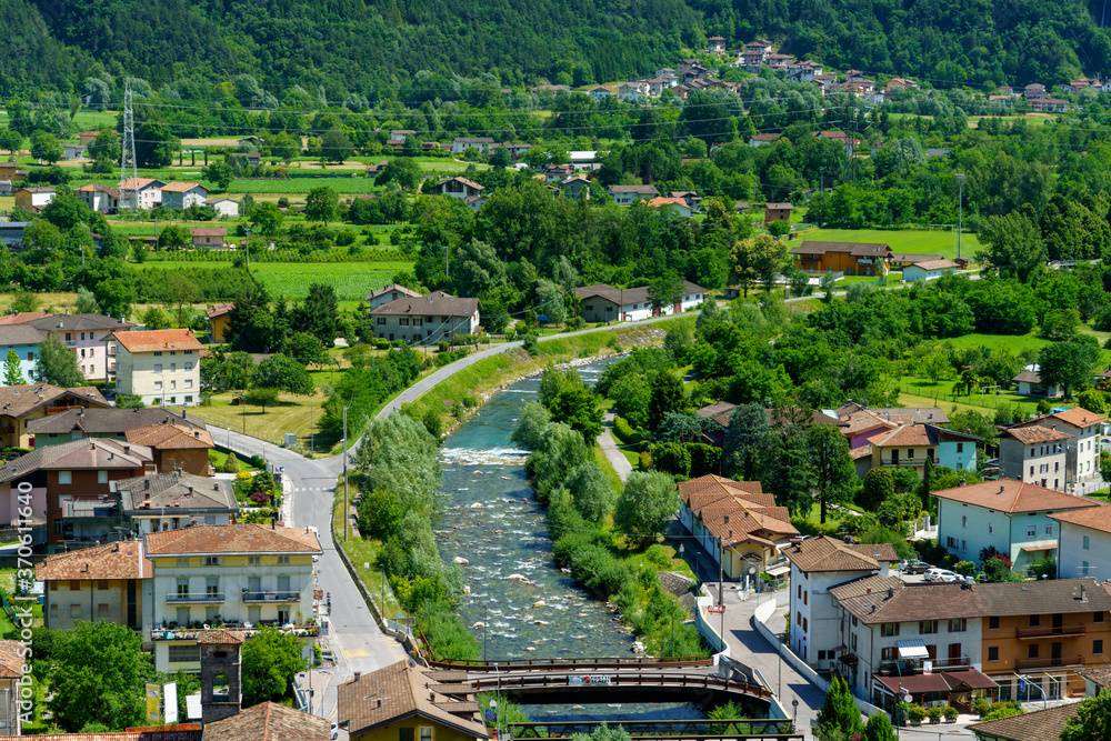 Fototapeta premium Caffaro valley in Brescia province