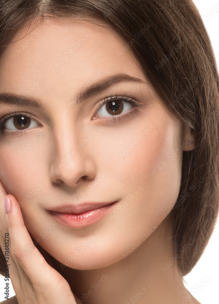 Obraz premium Healthy tanned skin young beautiful model