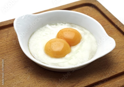 Fried Eggs in a Plate