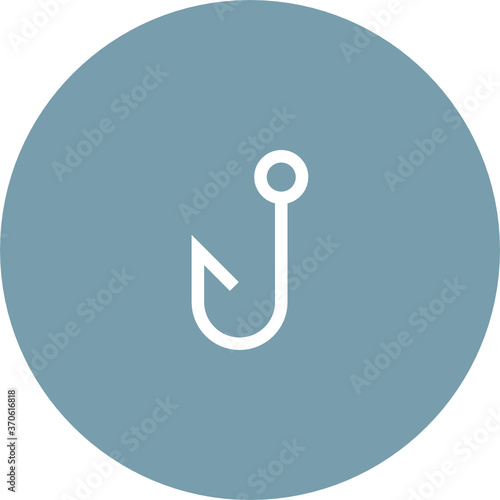 fishing map spotlight location icon which designed simple, uncomplicated and minimal to deliver information clearly.
Isolated flat, resizable vector icon to fit location based services