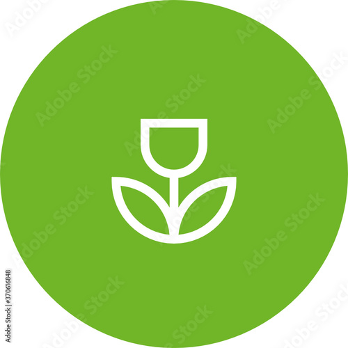 garden map spotlight location icon which designed simple, uncomplicated and minimal to deliver information clearly.
Isolated flat, resizable vector icon to fit location based services
