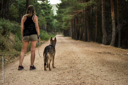 woman with dog © Javier