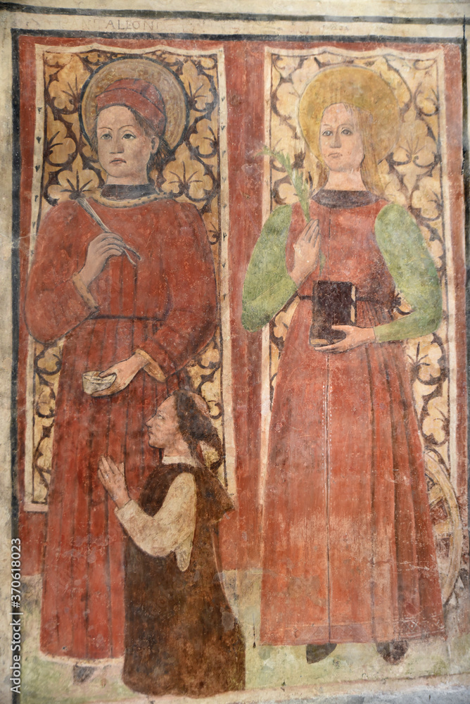 Fresque de l'église Saint-Pantaleon de Gavignano, Corse
