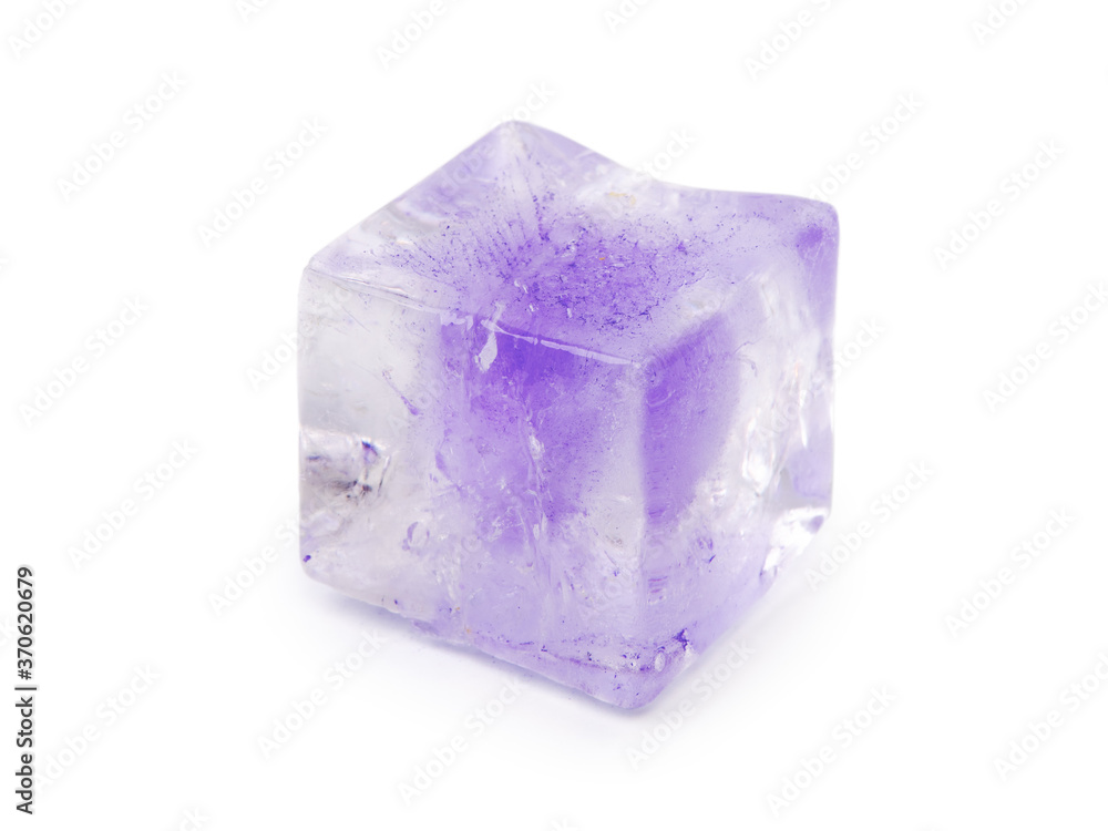 One ice qube isolated One ice qube isolated