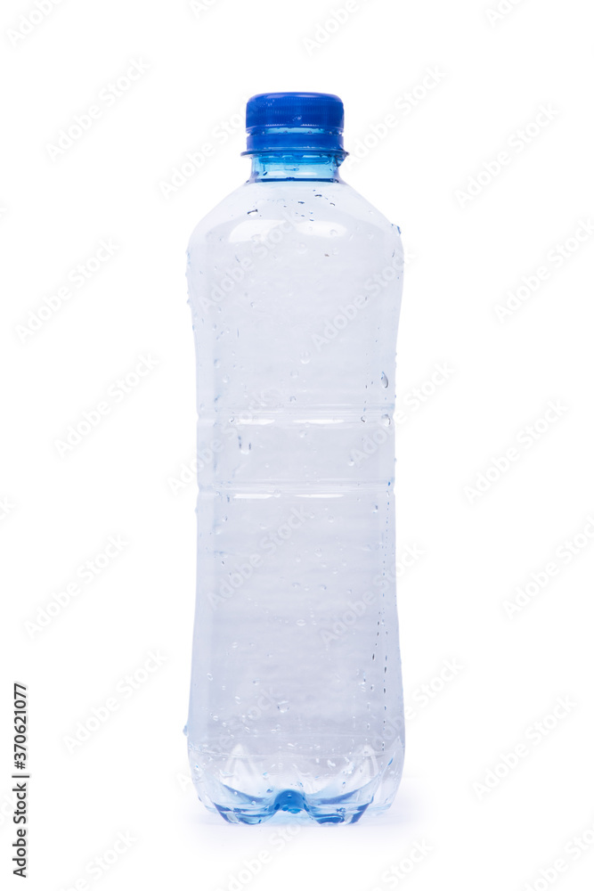 Empty plastic bottle with dew Empty plastic bottle with dew