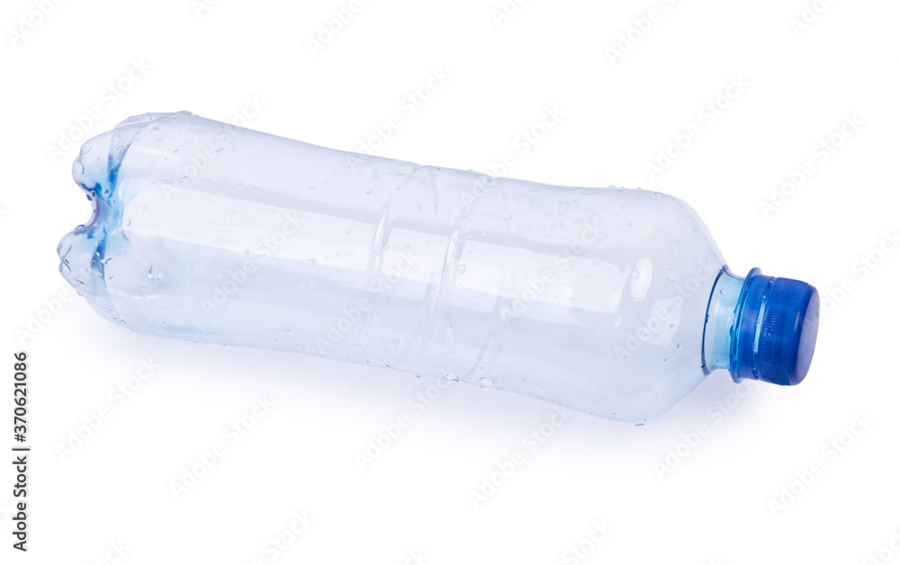 Empty plastic bottle with dew Empty plastic bottle with dew