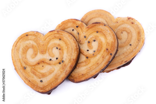 Group of heart shaped cookies