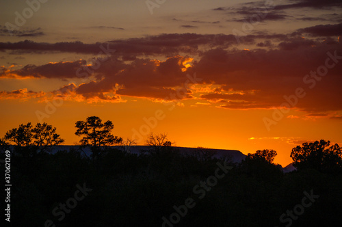 Golden Sunset over the desert