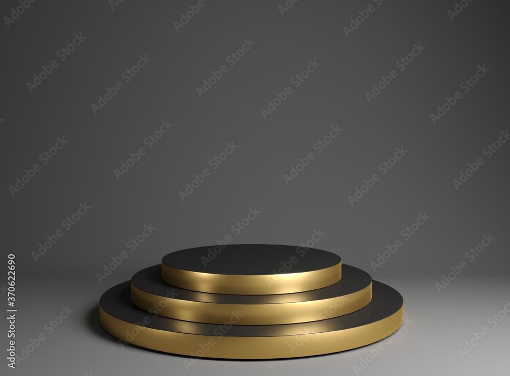 Shelf podium for the exhibition of goods Shelf podium for the exhibition of goods