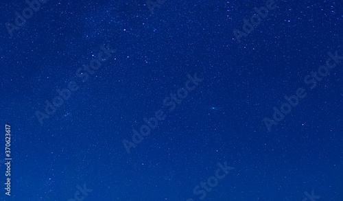 Stars on a background of night blue sky