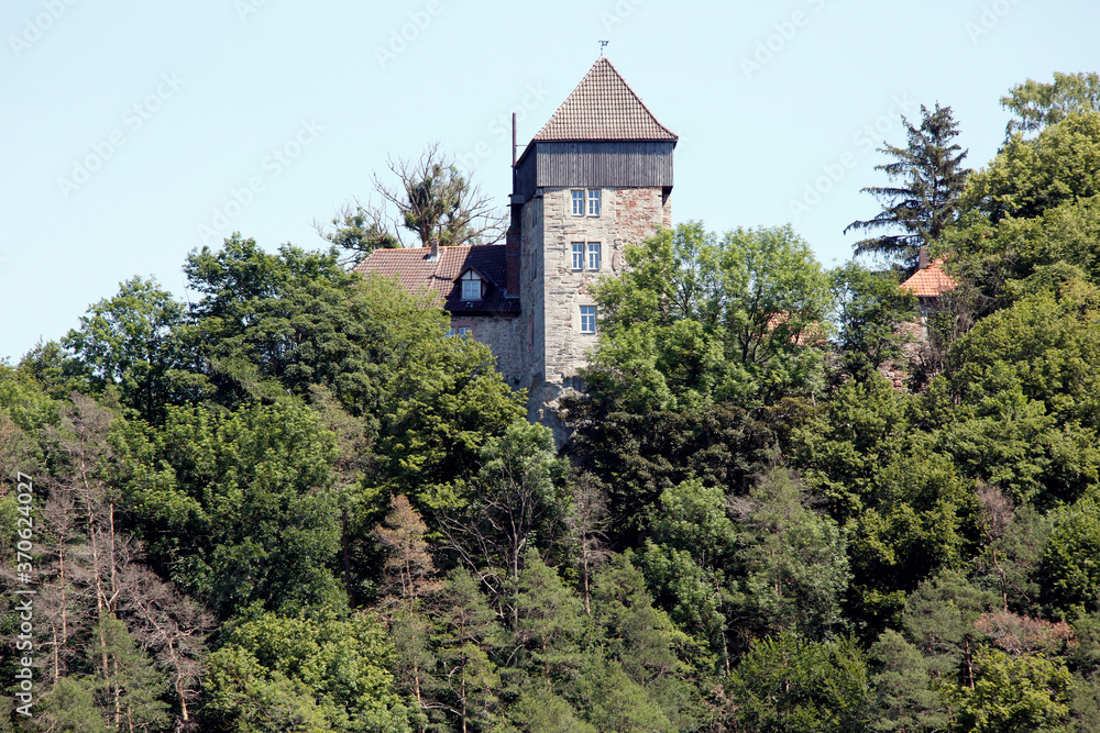 Fuerstenstein, Hoehenburg,  Schloss, Privates Schloss, Albungen, Eschwege, Hessen, Deutschland, Europa