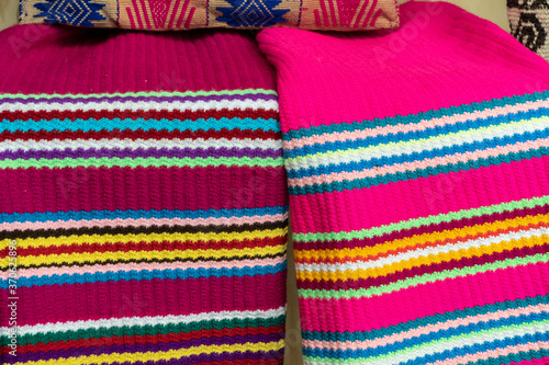 Colombia South America. August 18, 2020: Beautiful Handmade Crafts in Colombia photo