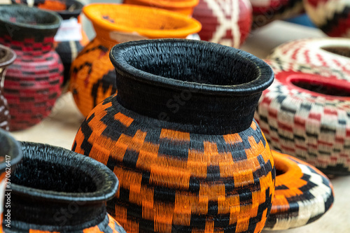 Colombia South America. August 18, 2020: Beautiful Handmade Crafts in Colombia photo