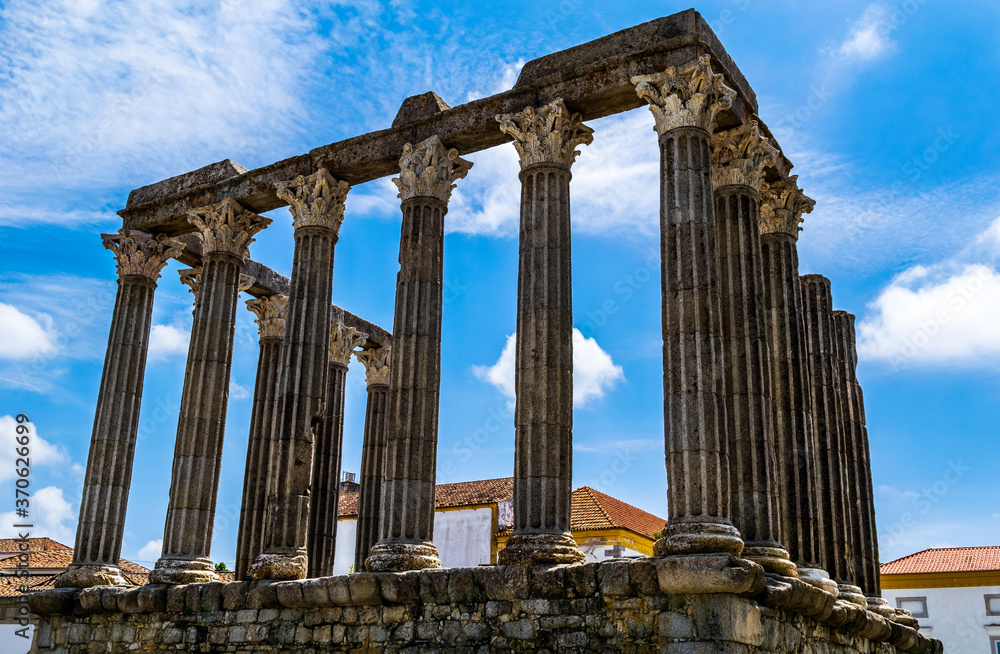 Roman Temple Diana of Evora Portugal