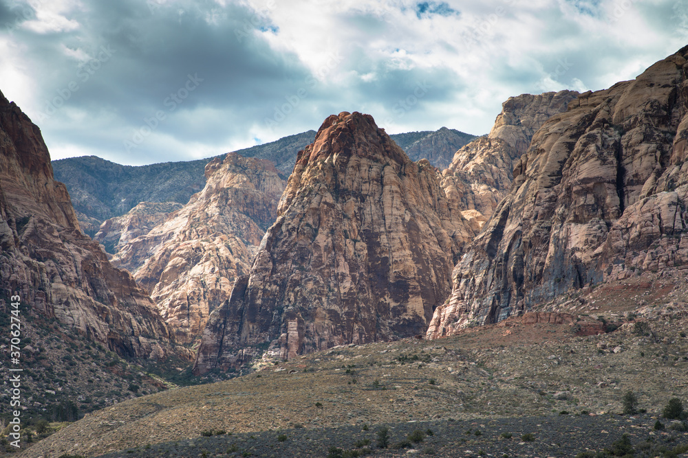 Views of Red Rock Canyon, near Las Vegas, Nevada, USA