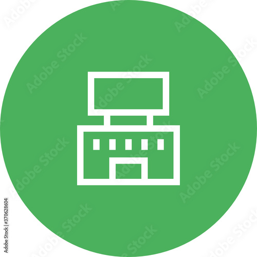 sports-stadiums-arenas map spotlight location icon which designed simple, uncomplicated and minimal to deliver information clearly.
Isolated flat, resizable vector