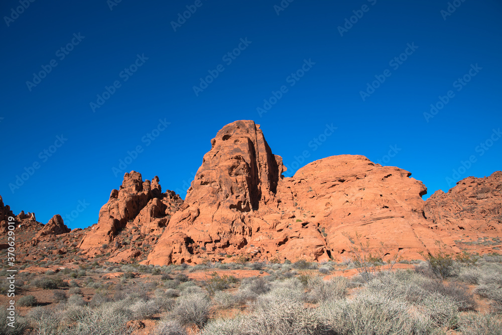 View of the Valley of Fire, near Las Vegas, Nevada, USA