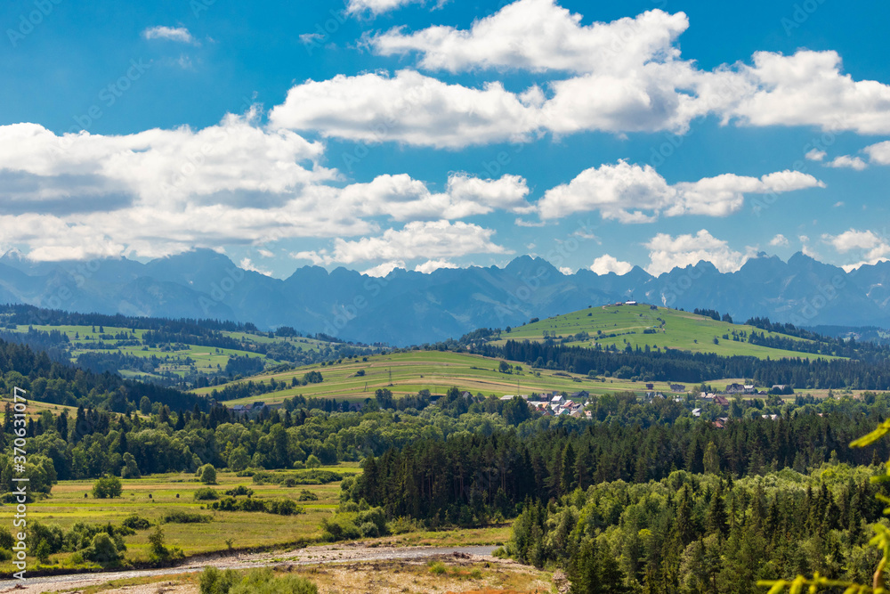 The Tatra Mountains landscape