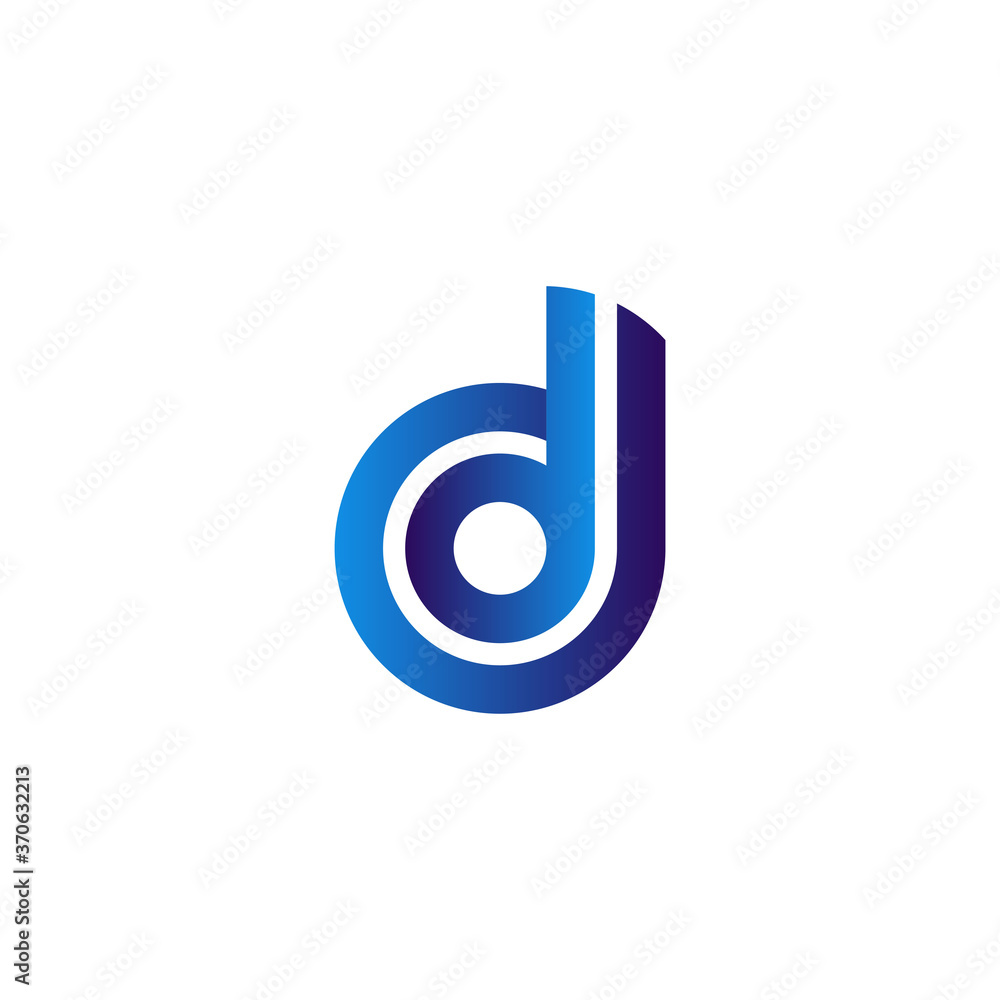 D letter logo design template. Fast speed vector unusual letter. Vector design template elements for your application or company. D letter logo design template. Fast speed vector unusual letter. Vector design template elements for your application or company.