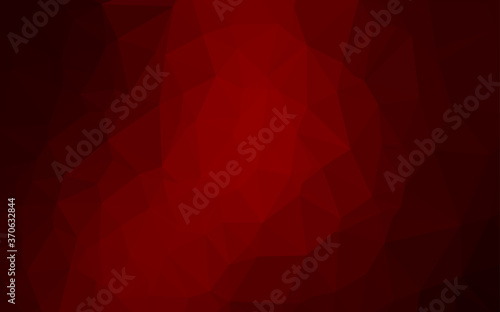 Light Red vector abstract mosaic background.