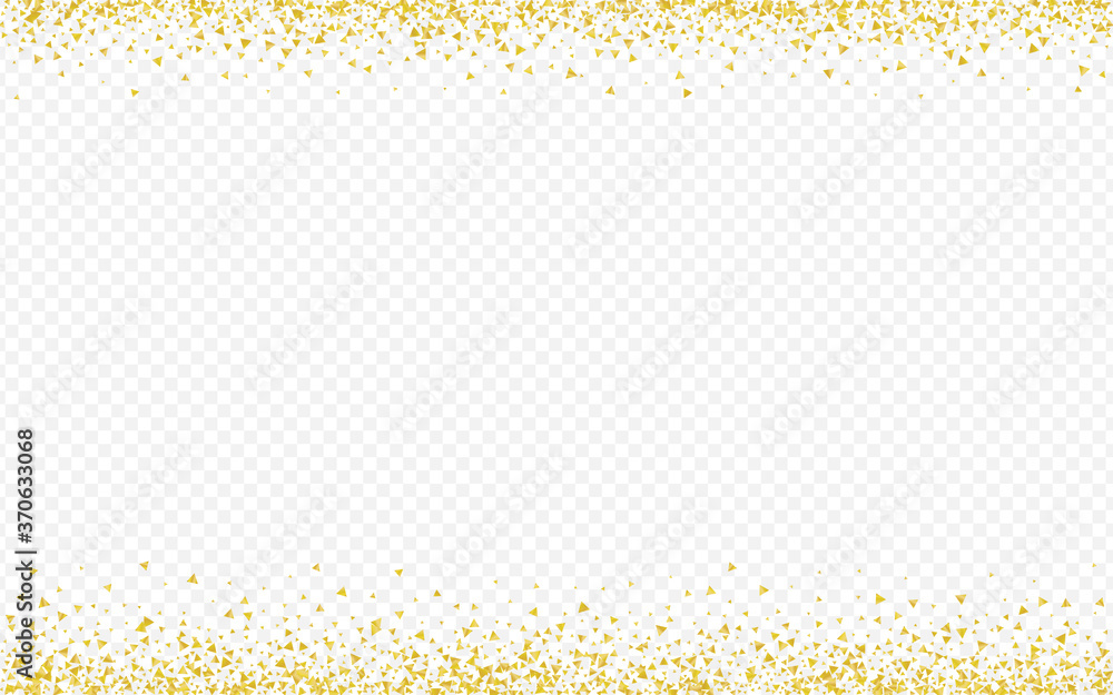 Gold Shine Anniversary Transparent Background. 