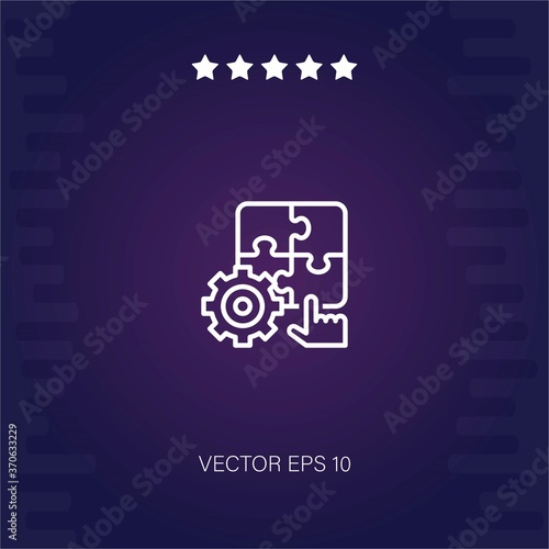 develop vector icon modern illustration