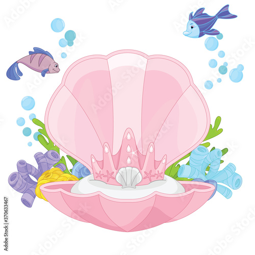 Underwater world. Mermaid Tiara