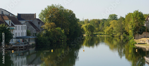 Cuadro en lienzo Nemous Seine et Marne Le Loing France