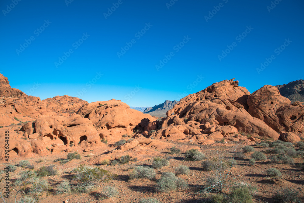 Views of the Valley of Fire, near Las Vega, Nevada, USA